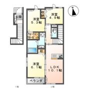 メープルⅡの間取り画像