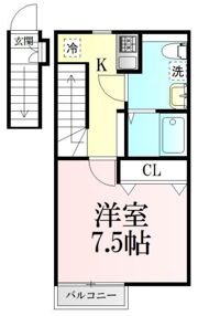 BAU黒松ウエストの間取り画像