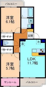 グランシャリオの間取り画像