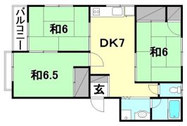 グリーンハイツ堀ノ内の間取り画像