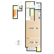 Libra Court 文化町の間取り画像