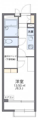 レオパレスボニータドイスの間取り画像