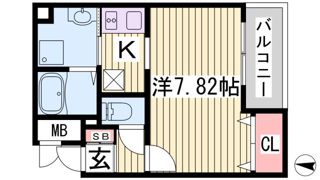 ラ・フォンテ神戸長田の間取り画像