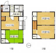 濱崎貸家の間取り画像