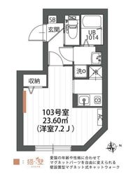 リバース武蔵小金井の間取り画像