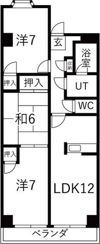 グレース新西の間取り画像