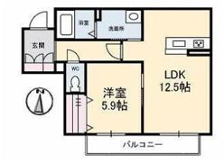 プリティーウーマン B棟の間取り画像