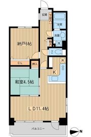 芝公園アパートメントの間取り画像