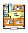 赤田ハイツの間取り画像