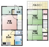 野口邸戸建の間取り画像