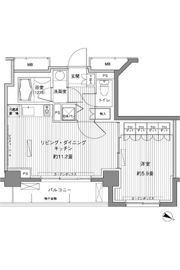 ヒューリックレジデンス茗荷谷の間取り画像