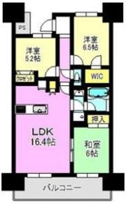 ダイアパレス高崎東町 502の間取り画像