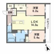 シャーメゾンプレシャス祇園の間取り画像