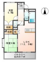 コンフォース荒井の間取り画像