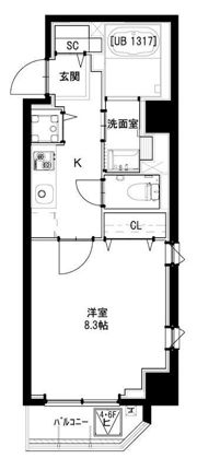 グリーンフォート河田の間取り画像