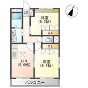 エバーグリーンの間取り画像