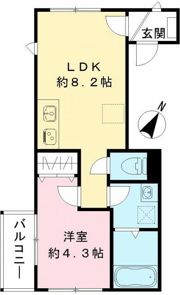 ルガロ西麻布の間取り画像