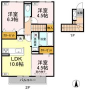 エトワール C棟の間取り画像
