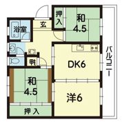 鍬守ビルの間取り画像