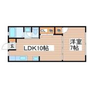 わたなべコーポの間取り画像