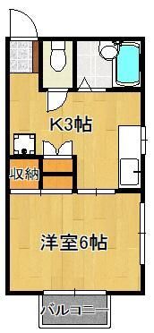 メゾンドパステルの間取り画像
