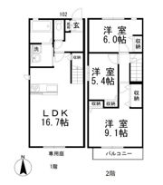 関戸建てⅠの間取り画像