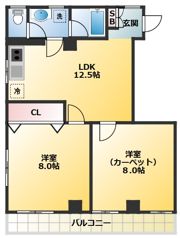 シャルム沢井の間取り画像