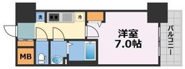スワンズシティ大阪クレアストの間取り画像