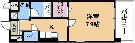 ブルームメゾン南草津の間取り画像