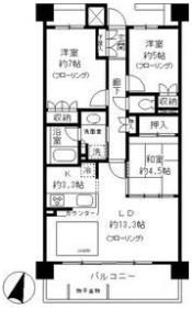 東山公園レジデンスの間取り画像