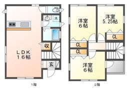 カシーヤ高柳 Bの間取り画像