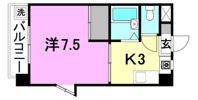 大栄和泉マンションの間取り画像
