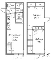 LEGALAND大森山王の間取り画像