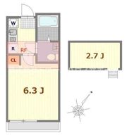 コムフィ杉田の間取り画像