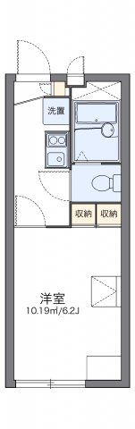 レオパレスマーブル代継の間取り画像
