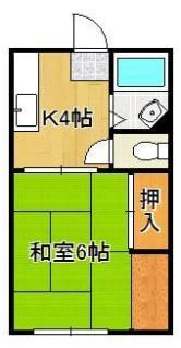 ハイツ緑ヶ丘の間取り画像