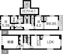 守山区大森1丁目戸建の間取り画像