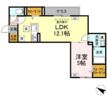 (仮)D-ROOM新堀の間取り画像