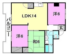 フェリオ市駅西2の間取り画像