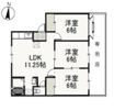 シティクレストCの間取り画像