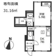 エルミタージュ上板橋の間取り画像