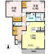 GARDEN HOUSE SHIMOAKAE D棟の間取り画像