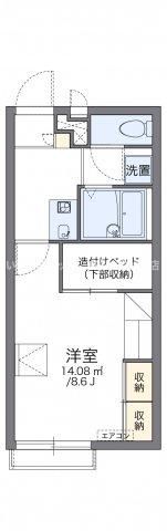 レオパレスS COURTの間取り画像
