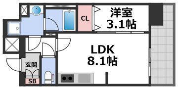 C.COLORⅢの間取り画像