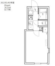 フラシア鶯谷の間取り画像