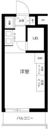 スカイコート蒲田第2の間取り画像