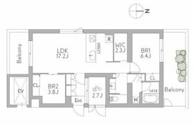 GranDuo三軒茶屋12の間取り画像