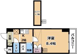 グリーンロード山手の間取り画像