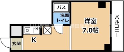 レジデンスwithの間取り画像