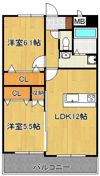 リブラ ブライトの間取り画像